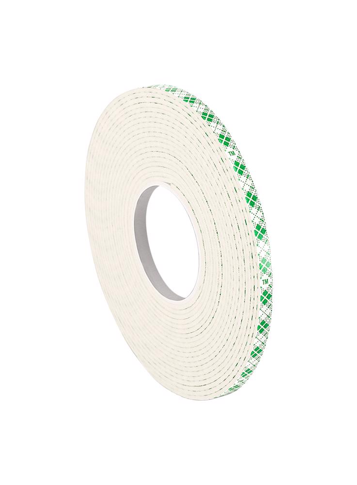 3M 4016 3M 4016 Double Coated Foam Tape 1 x 5yd, Green, 1/16 thick