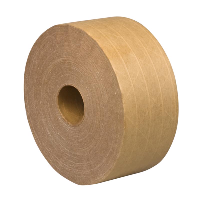 Self Adhesive Reinforced Kraft Paper Tape Anti Heat For Paper Processing  Industries