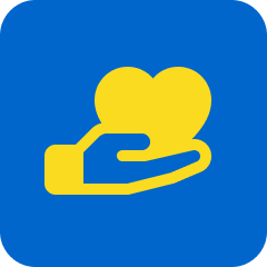 Giving back icon