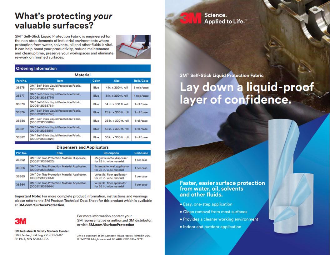3M Self Stick Liquid Protection Fabric
